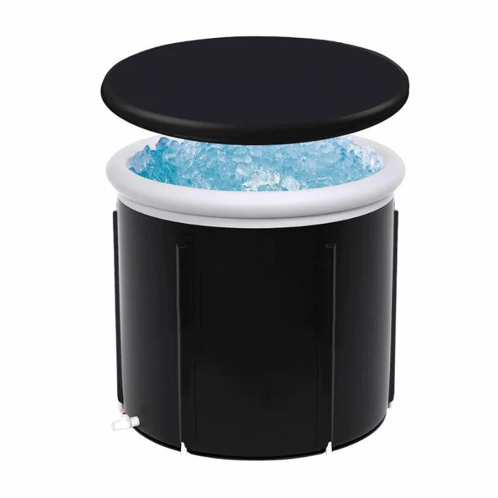 Cold Plunge Tub With Chiller and Filter Recovery Therapy Cold Plunge Ice Bath Tub Barrel